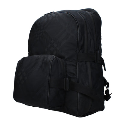 Burberry Black Fabric Backpacks