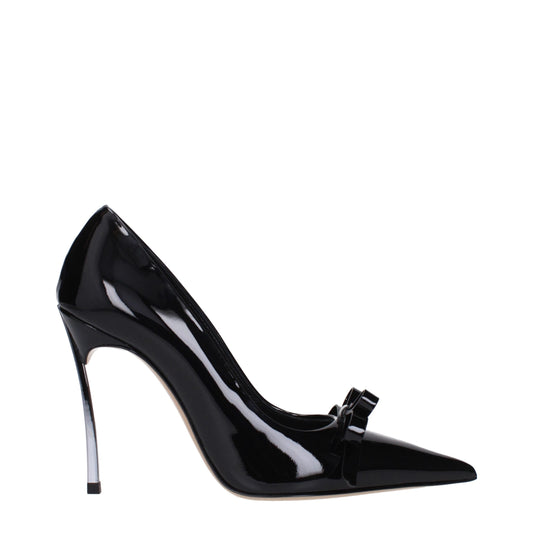 Casadei Black Leather Broch
