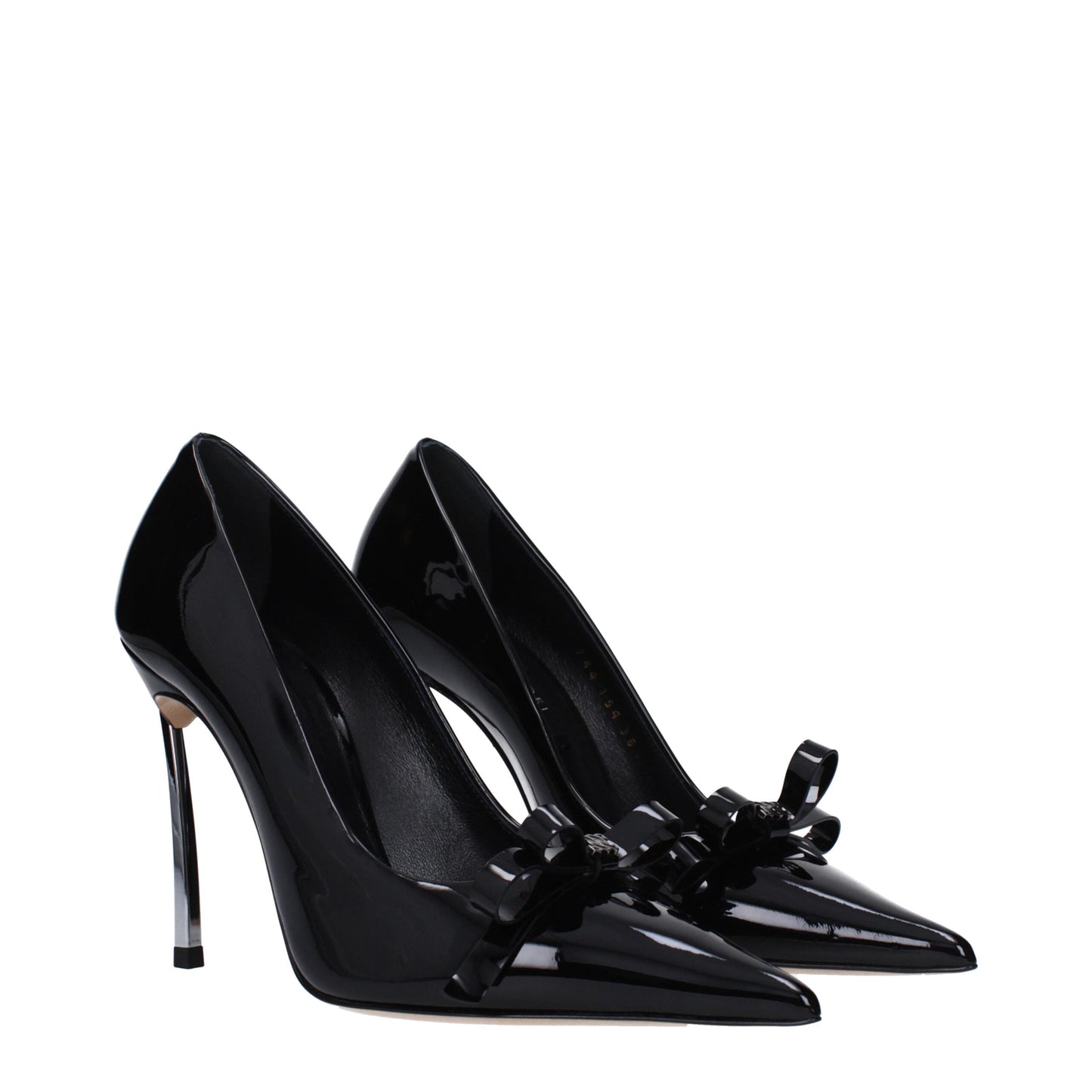 Casadei Black Leather Broch