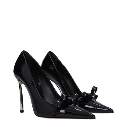 Casadei Black Leather Broch