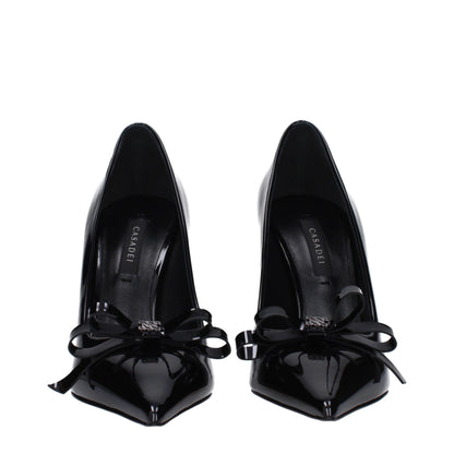 Casadei Black Leather Broch