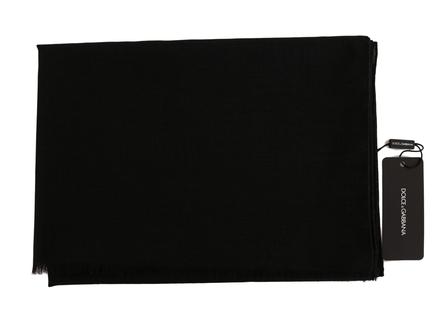 Luxurious black scarf exuding elegance and sophistication
