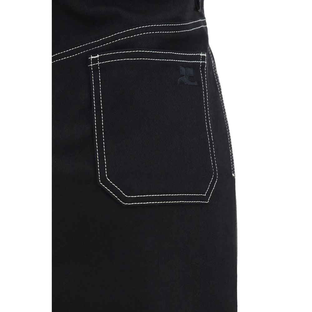 Courrèges Denim Skirt