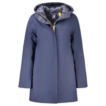 K-WAY Blue Polyester Jackets & Coat