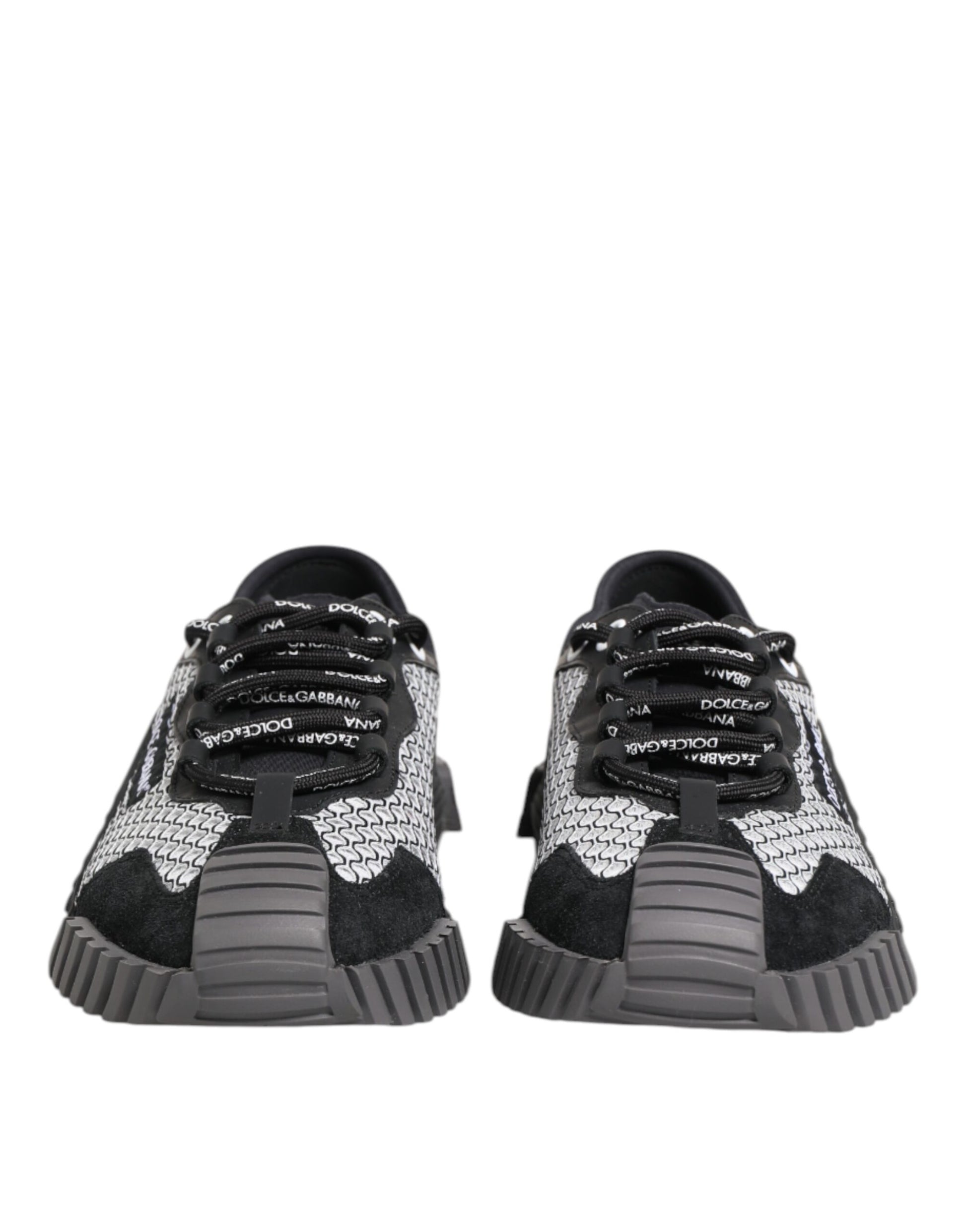 Dolce & Gabbana Multicolor Lace Up Low Top NS1 Sneakers Shoes