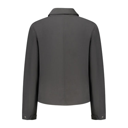 K-WAY Black Polyester Jackets & Coat