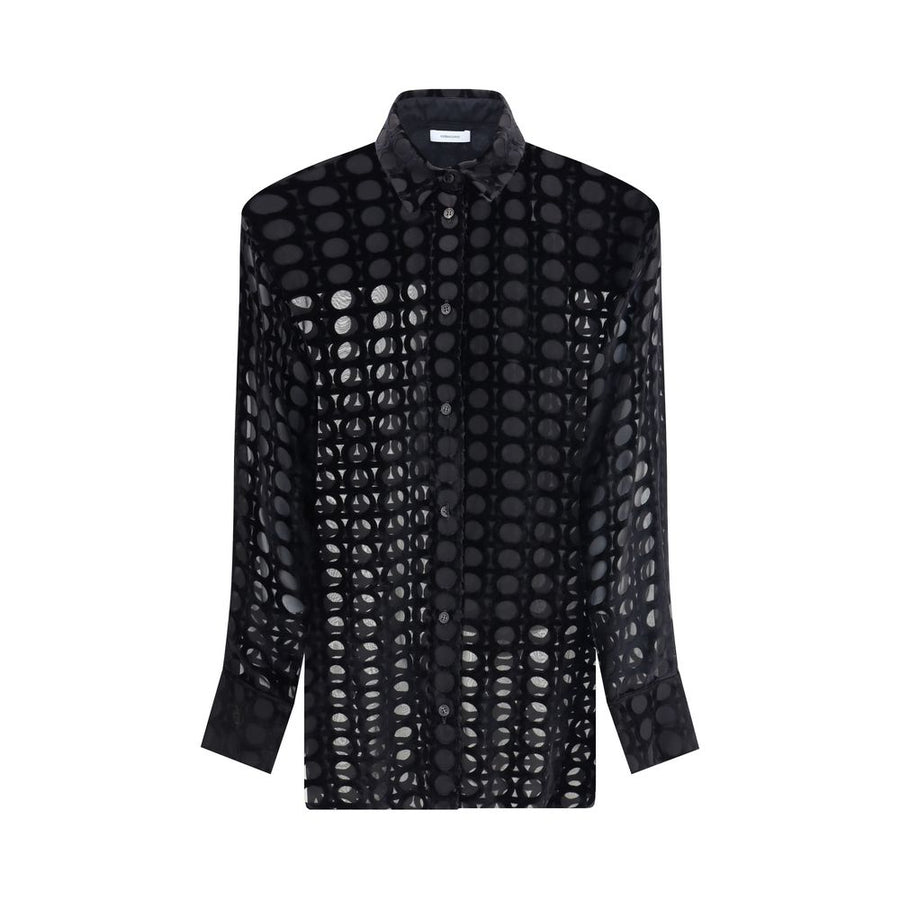 Ferragamo Velvet devoré Shirt