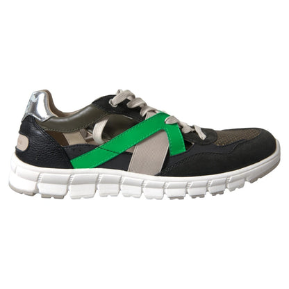 Dolce & Gabbana Sneakers Multicolor Leather Suede Shoes
