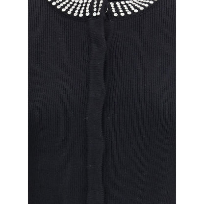 PINKO Rhinestone Cardigan