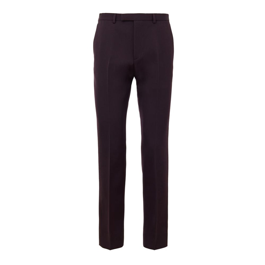Gucci Bordeaux Wool Jeans Denim