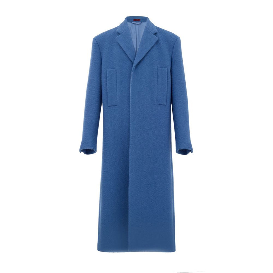 Gucci Blue Wool Coat