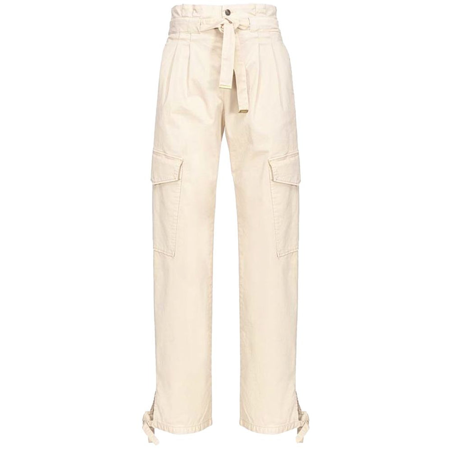 PINKO White Cotton Jeans & Pant