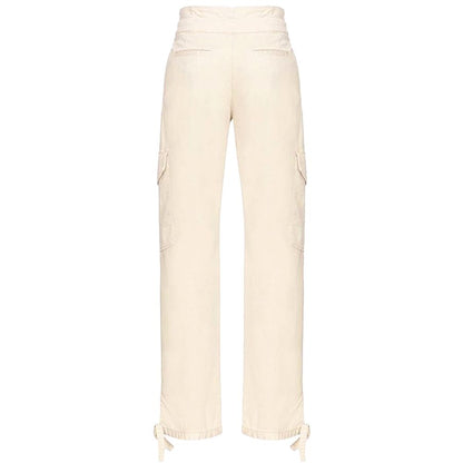 PINKO White Cotton Jeans & Pant