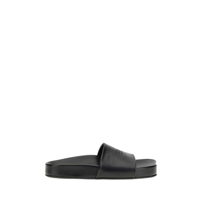 MM6 Anatomic leather Sandals
