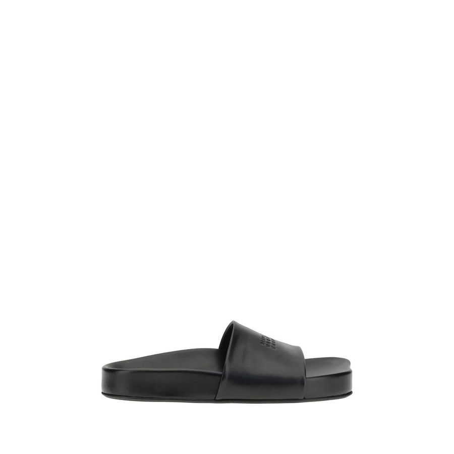 MM6 Anatomic leather Sandals