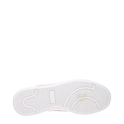 Versace Pink Leather Sneakers