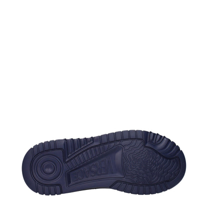 Versace Blue Fabric Chunky Sneakers