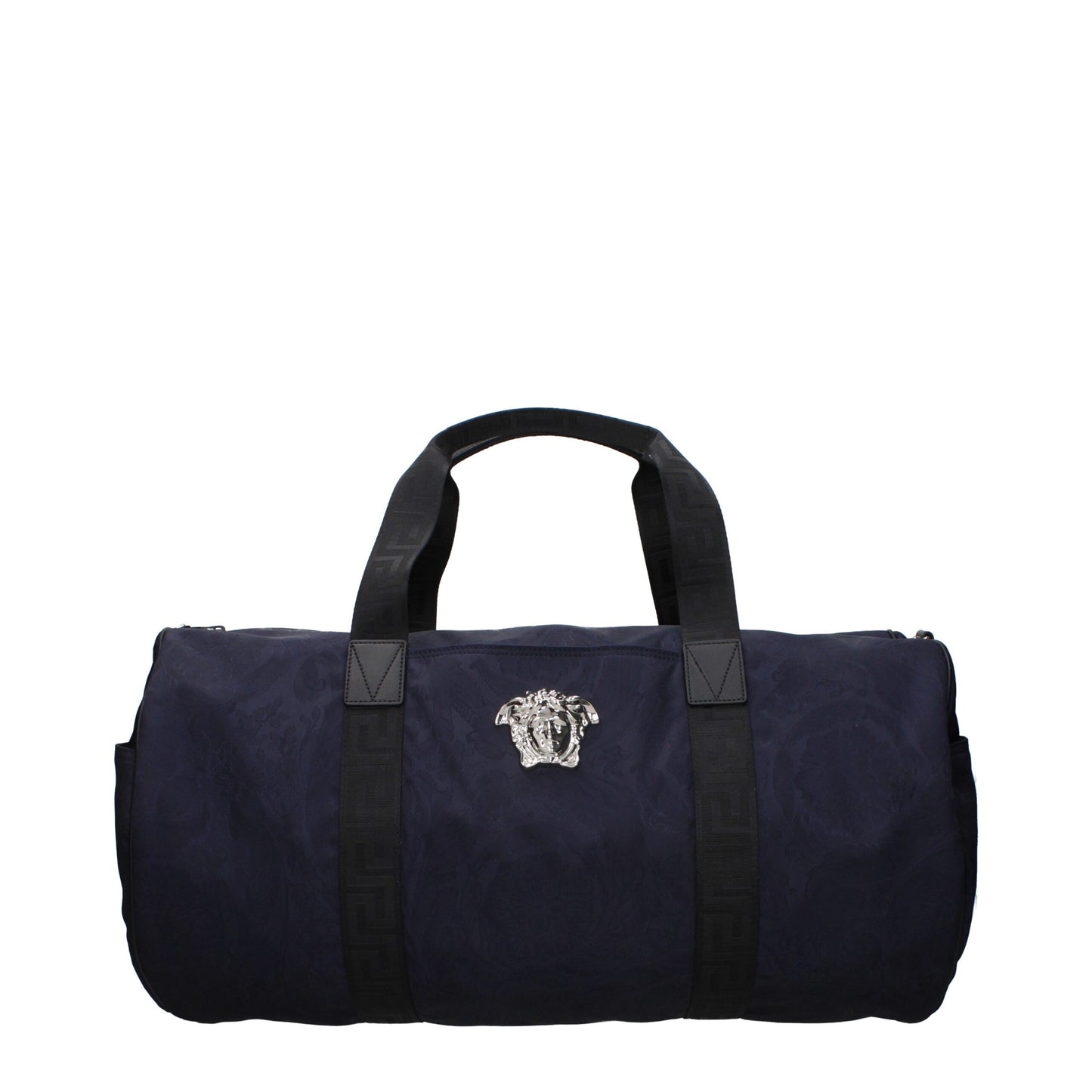Versace Blue Fabric Luggage And Travel