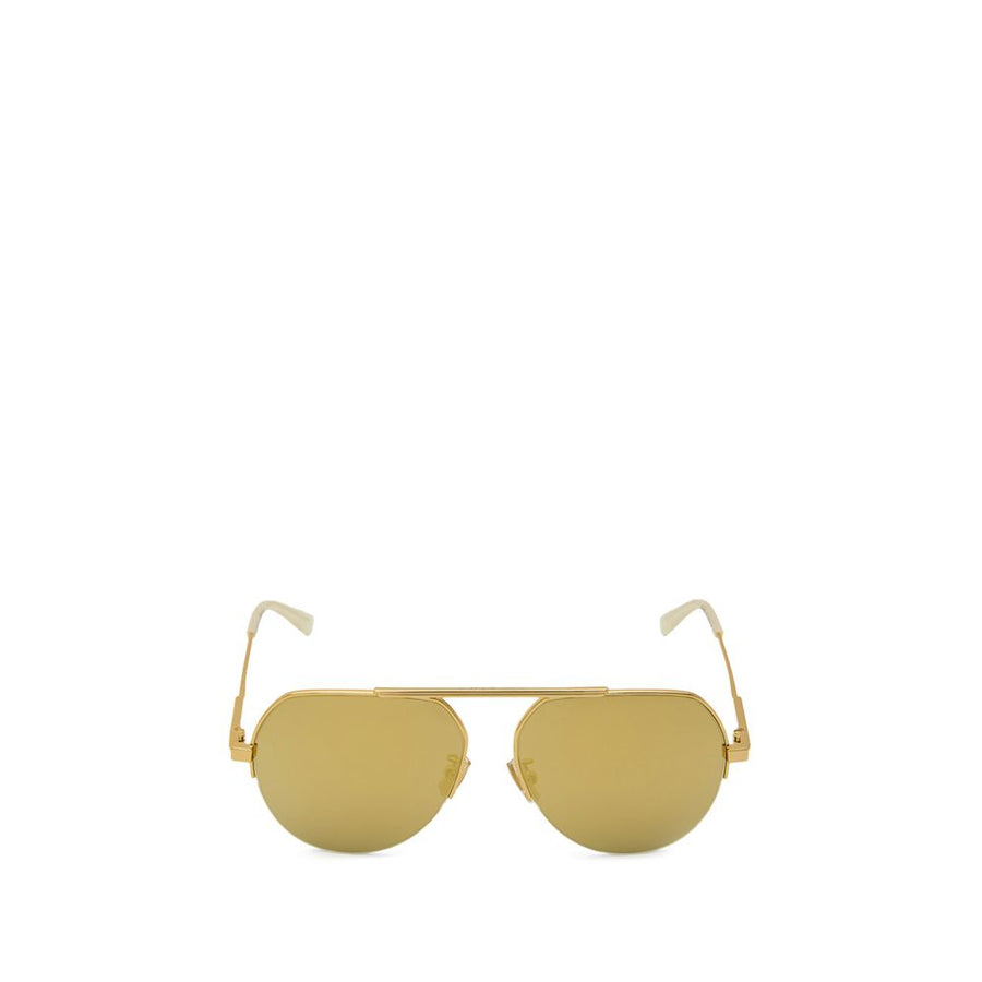 Bottega Veneta Gold Metal Sunglass