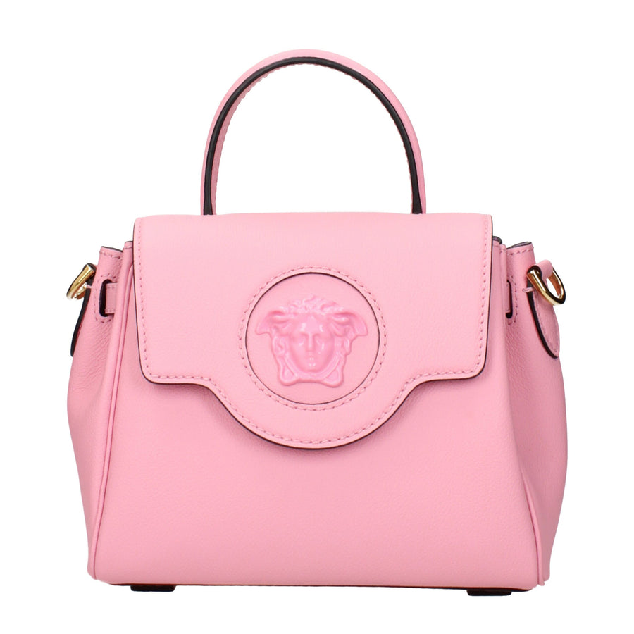 Versace Pink Leather Handbags