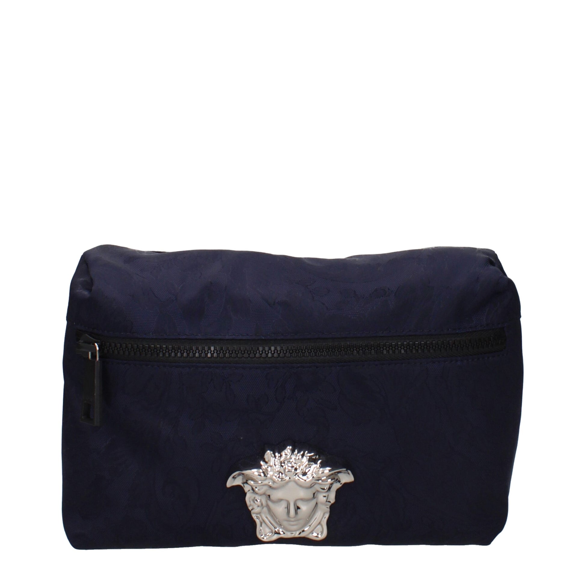 Versace Blue Fabric Backpacks