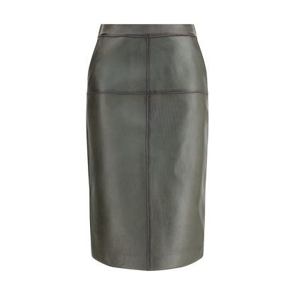 P.A.R.O.S.H. Leather pencil Skirt