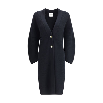 Forte_Forte Long ribbed cashmere Cardigan