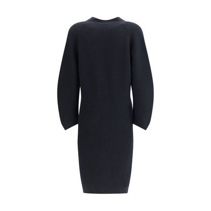 Forte_Forte Long ribbed cashmere Cardigan