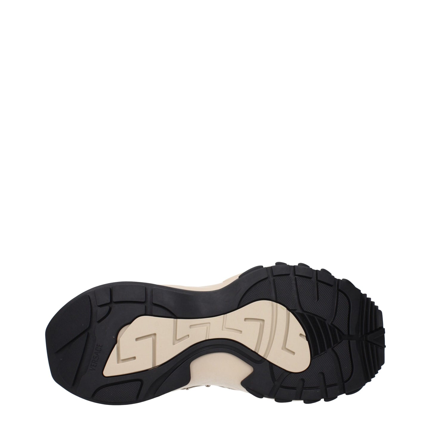 Versace Beige Fabric Sneakers