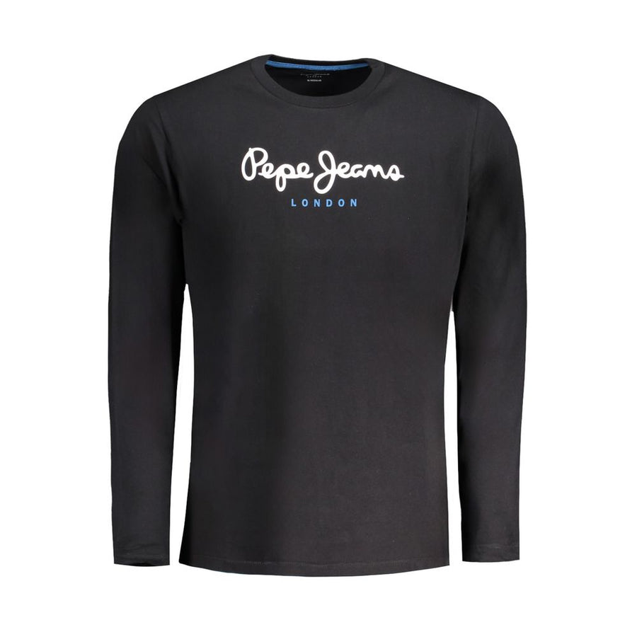 Pepe Jeans Black Cotton T-Shirt