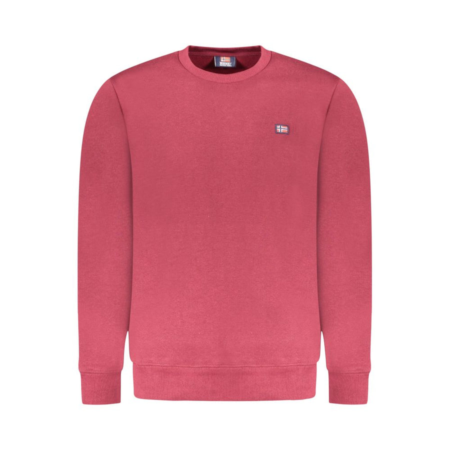 Norway 1963 Red Cotton Men Sweater