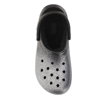 Crocs Classic Glitter Lined Sandals