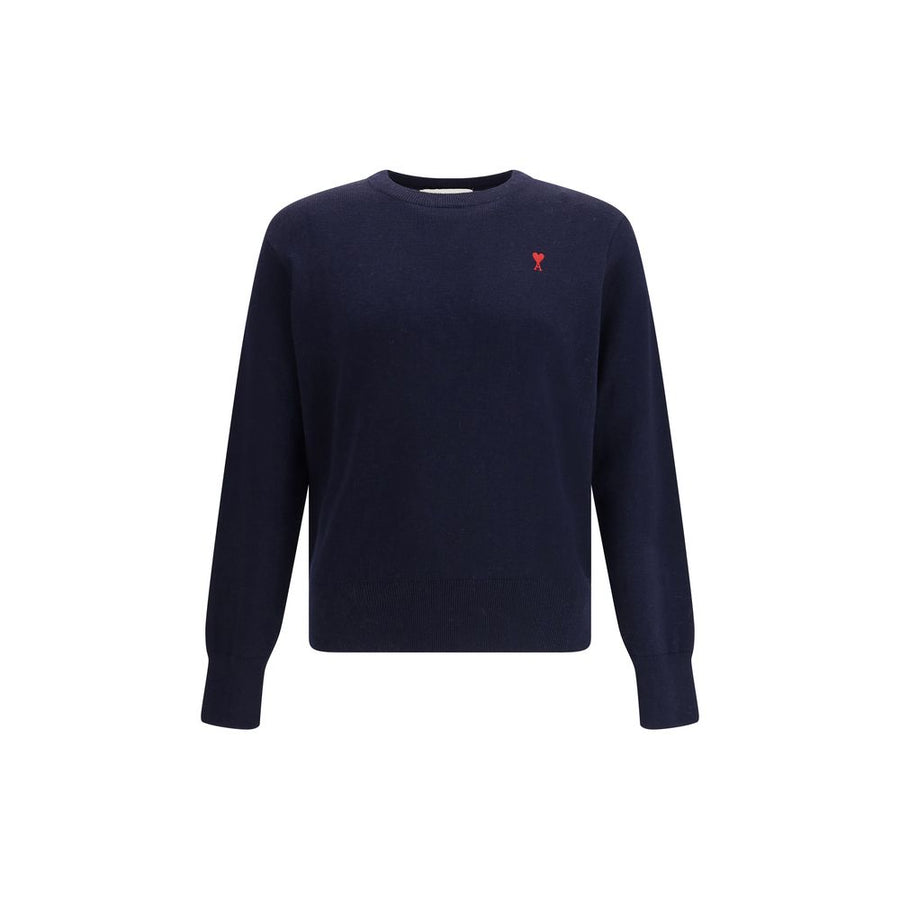 Ami Paris Pull Col Rond Ami De Coeur