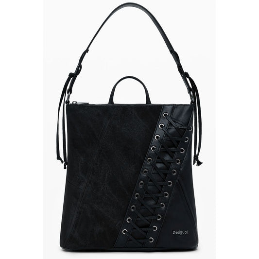 Desigual Black Polyethylene Women Backpack