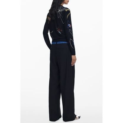 Desigual Black Viscose Women Sweater