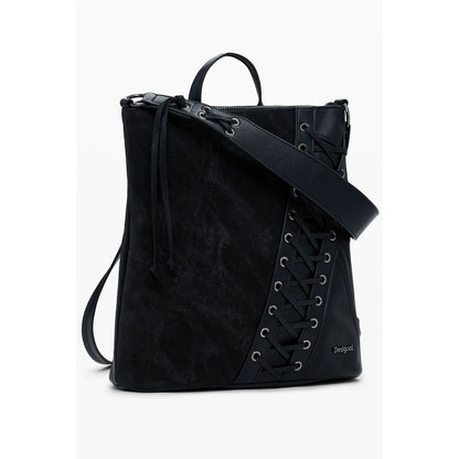 Desigual Black Polyethylene Women Backpack
