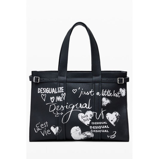 Desigual Black Polyethylene Women Handbag