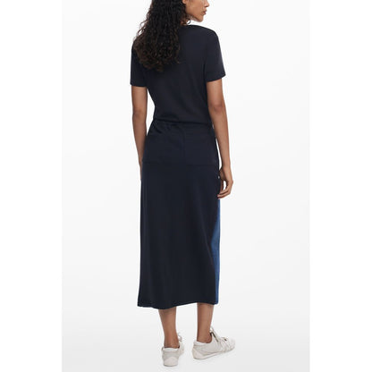 Desigual Blue Cotton Women Skirt
